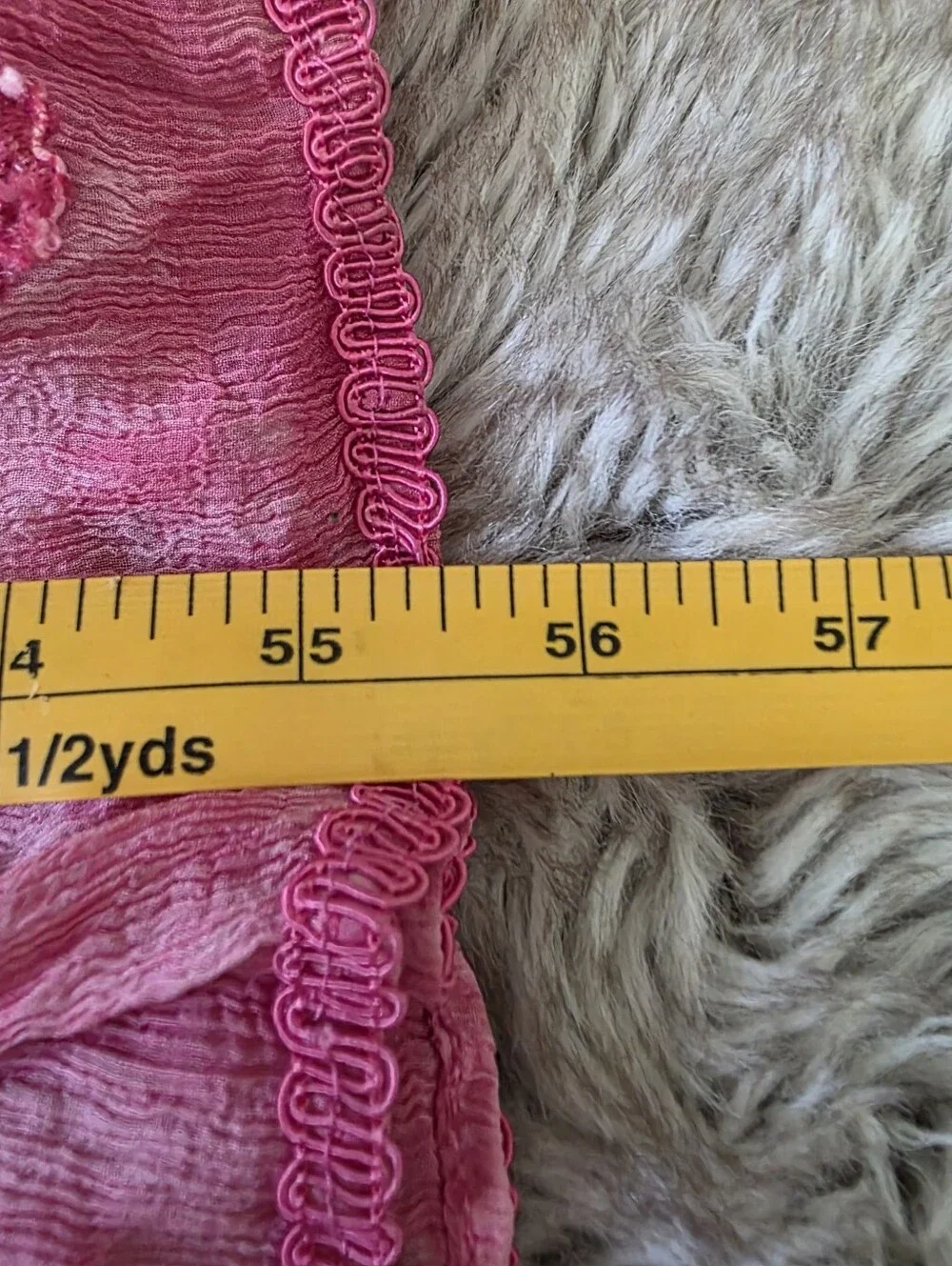 Free People Forever Fuschia Pink Tie-Dye‎ Lace Trim Maxi Dress Women's